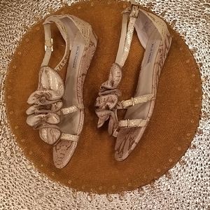 Kelsi Dagger Snakeskin Sandals